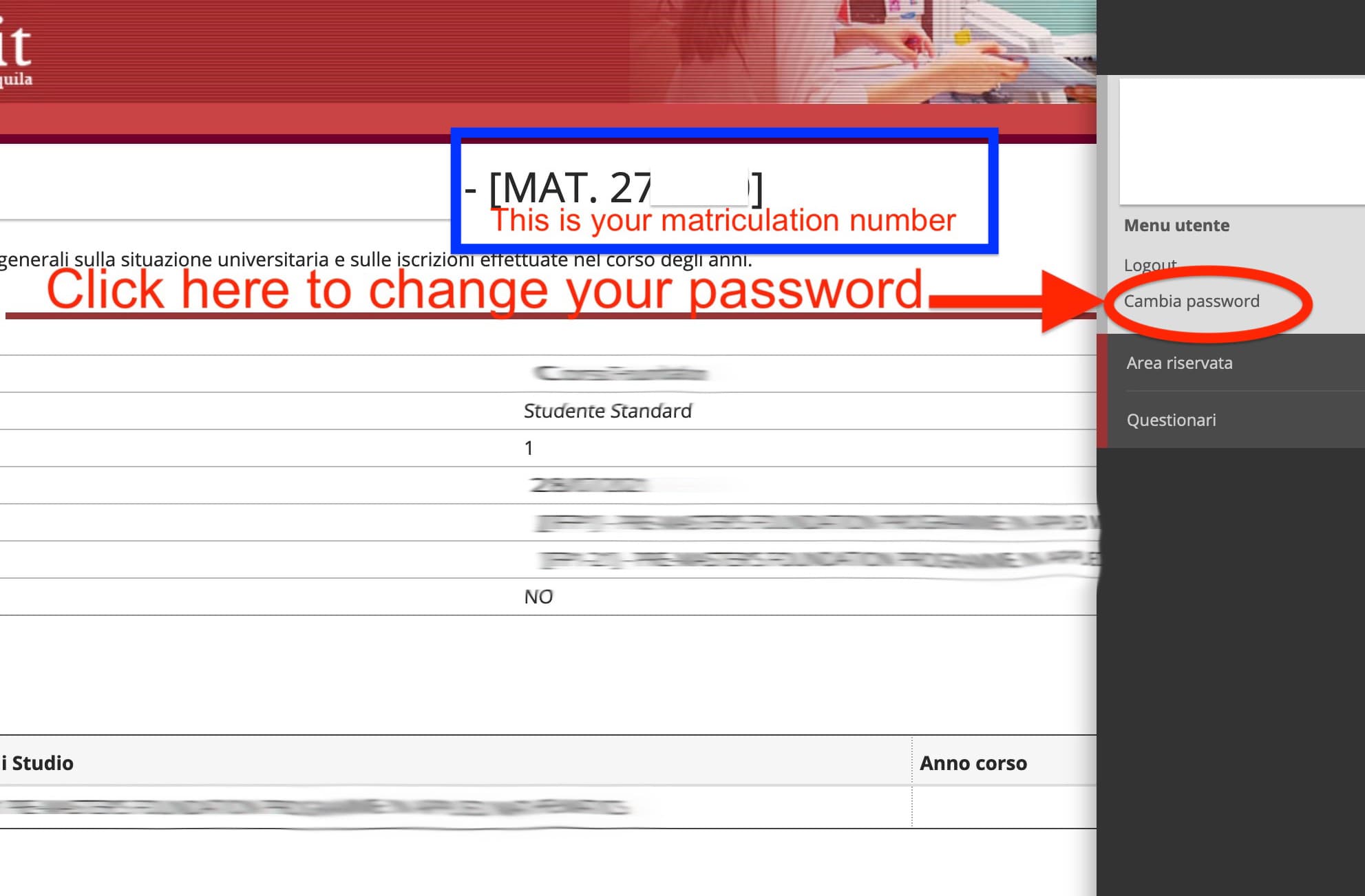 3 - Change your password