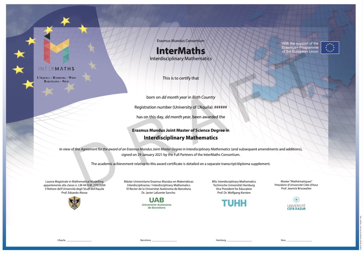 intermaths emjmd joint degree diploma sample
